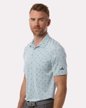 Adidas Men's Ultimate365 Mesh Print Polo - Image 17