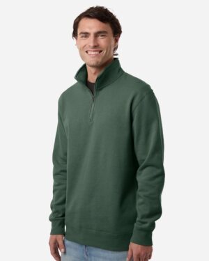 Independent Trading Co. Unisex Midweight Quarter-Zip Pullover - Image 5