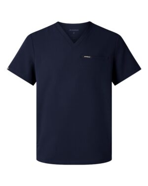 Jaanuu Men's Platt 3-Pocket Scrub V-Neck Top - Image 19