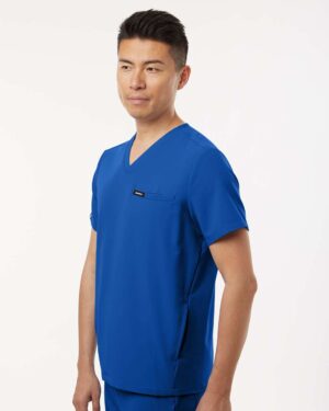 Jaanuu Men's Platt 3-Pocket Scrub V-Neck Top - Image 29