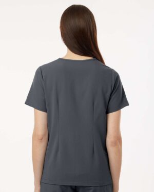 Jaanuu Women's Rhena Essential 1-Pocket Scrub V-Neck Top - Image 18