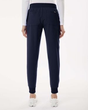 Jaanuu Women's Petite Sizes Silex Knit-Waist Scrub Joggers - Image 30