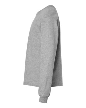 BELLA + CANVAS Youth 6oz. Heavyweight Long Sleeve Tee - Image 3