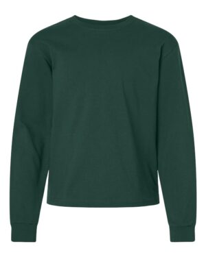 BELLA + CANVAS Youth 6oz. Heavyweight Long Sleeve Tee - Image 19