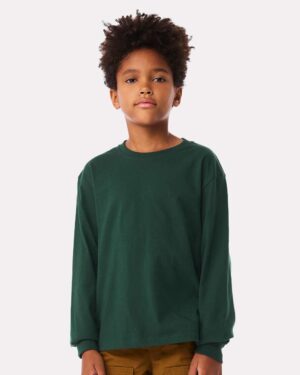 BELLA + CANVAS Youth 6oz. Heavyweight Long Sleeve Tee - Image 22