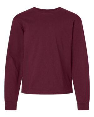 BELLA + CANVAS Youth 6oz. Heavyweight Long Sleeve Tee - Image 25