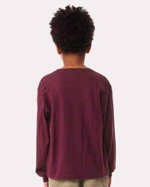 BELLA + CANVAS Youth 6oz. Heavyweight Long Sleeve Tee - Image 30