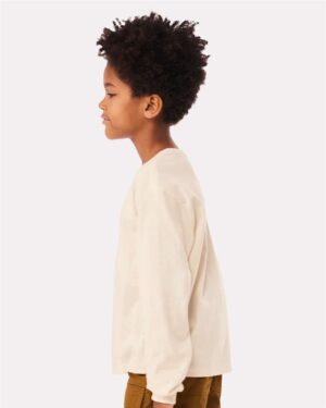 BELLA + CANVAS Youth 6oz. Heavyweight Long Sleeve Tee - Image 35