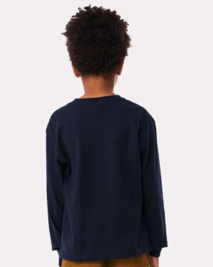 BELLA + CANVAS Youth 6oz. Heavyweight Long Sleeve Tee - Image 42