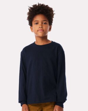 BELLA + CANVAS Youth 6oz. Heavyweight Long Sleeve Tee - Image 40