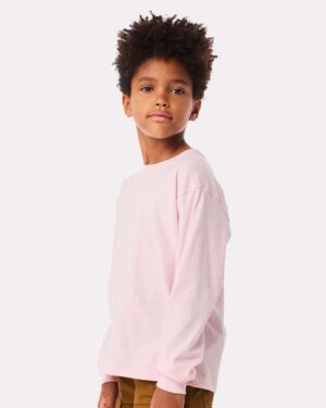 BELLA + CANVAS Youth 6oz. Heavyweight Long Sleeve Tee - Image 47
