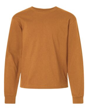 BELLA + CANVAS Youth 6oz. Heavyweight Long Sleeve Tee - Image 49