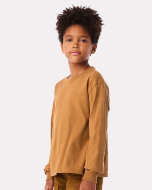 BELLA + CANVAS Youth 6oz. Heavyweight Long Sleeve Tee - Image 53
