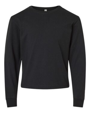 BELLA + CANVAS Youth 6oz. Heavyweight Long Sleeve Tee - Image 55