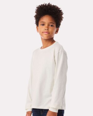 BELLA + CANVAS Youth 6oz. Heavyweight Long Sleeve Tee - Image 65