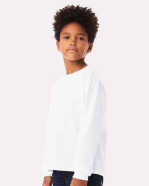 BELLA + CANVAS Youth 6oz. Heavyweight Long Sleeve Tee - Image 71