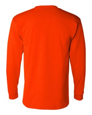 Bayside Unisex USA-Made 50/50 Long Sleeve Pocket T-Shirt - Image 6