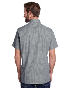 Artisan Collection by Reprime Men's Microcheck Gingham Cotton Shirt - Image 6