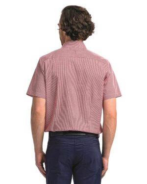 Artisan Collection by Reprime Men's Microcheck Gingham Cotton Shirt - Image 24