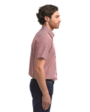 Artisan Collection by Reprime Men's Microcheck Gingham Cotton Shirt - Image 23