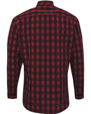 Artisan Collection by Reprime Men's Mulligan Check Cotton Shirt - Image 8