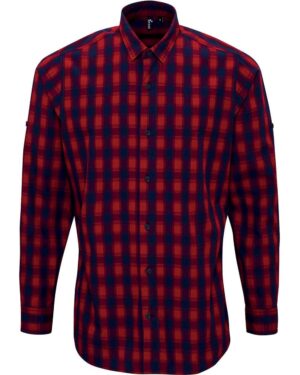 Artisan Collection by Reprime Men's Mulligan Check Cotton Shirt - Image 7