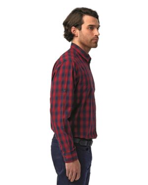 Artisan Collection by Reprime Men's Mulligan Check Cotton Shirt - Image 11