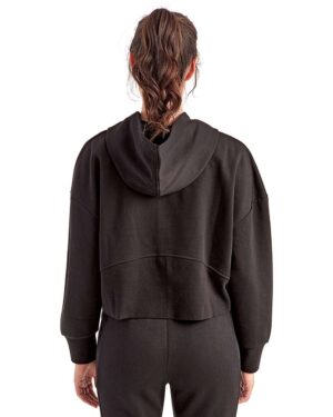 TriDri Women's Alice Half-Zip Hooded Sweatshirt - Image 4