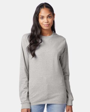 Hanes Authentic Long Sleeve T-Shirt - Image 26