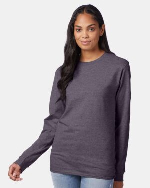 Hanes Authentic Long Sleeve T-Shirt - Image 11
