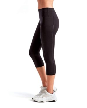 TriDri Women's Performance Calf-Length Leggings - Image 2
