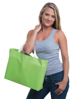 Bayside USA-Made Canvas Medium Gusset Tote Bag - Image 6