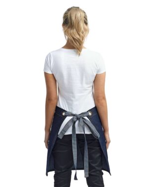 Artisan Collection by Reprime Domain Contrast Denim Waist Apron - Image 8