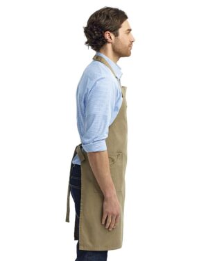 Artisan Collection by Reprime Chino Bib Apron - Image 7