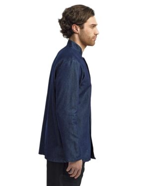 Artisan Collection by Reprime Unisex Denim Chef's Jacket - Image 11