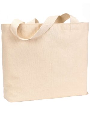 Bayside USA-Made Canvas Jumbo Tote Bag - Image 6