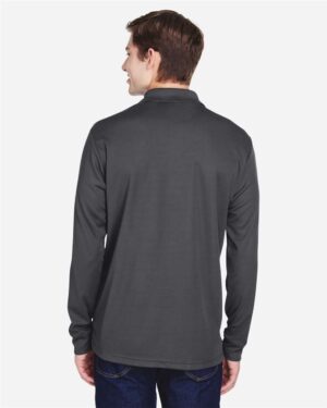 CORE365 Men's Pinnacle Performance Long Sleeve Piqué Polo with Pocket - Image 10
