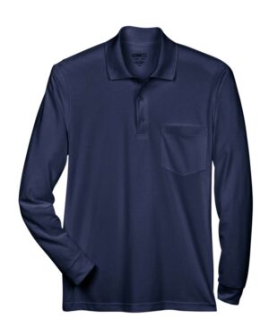 CORE365 Men's Pinnacle Performance Long Sleeve Piqué Polo with Pocket - Image 11