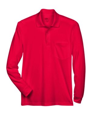 CORE365 Men's Pinnacle Performance Long Sleeve Piqué Polo with Pocket - Image 16