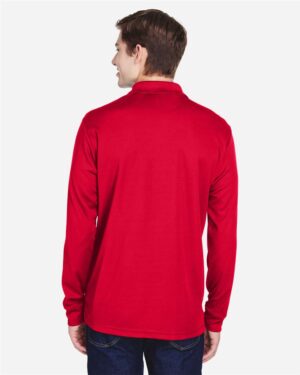 CORE365 Men's Pinnacle Performance Long Sleeve Piqué Polo with Pocket - Image 20