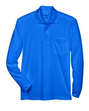 CORE365 Men's Pinnacle Performance Long Sleeve Piqué Polo with Pocket - Image 21