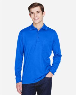 CORE365 Men's Pinnacle Performance Long Sleeve Piqué Polo with Pocket - Image 23