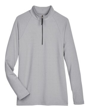 Devon & Jones Women's CrownLux Performance® Clubhouse Micro-Stripe Quarter-Zip Pullover - Image 1