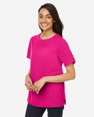 Devon & Jones Women's Perfect Fit™ Boat Neck Blouse - Image 11