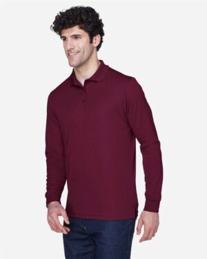 CORE365 Men's Pinnacle Performance Long Sleeve Piqué Polo - Image 9