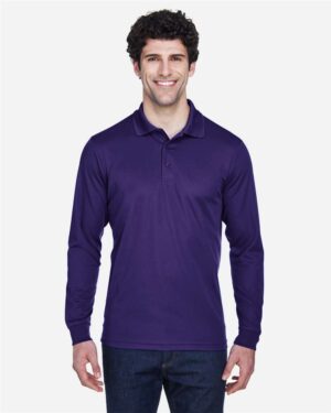 CORE365 Men's Pinnacle Performance Long Sleeve Piqué Polo - Image 18