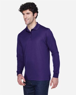 CORE365 Men's Pinnacle Performance Long Sleeve Piqué Polo - Image 19