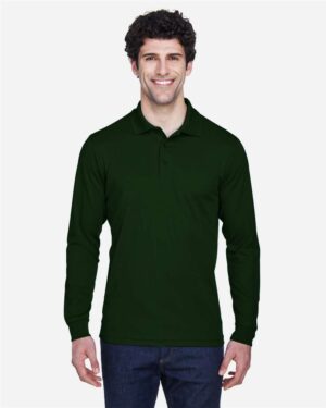 CORE365 Men's Pinnacle Performance Long Sleeve Piqué Polo - Image 38