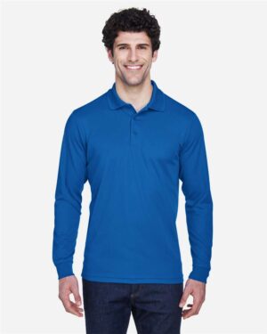 CORE365 Men's Pinnacle Performance Long Sleeve Piqué Polo - Image 43