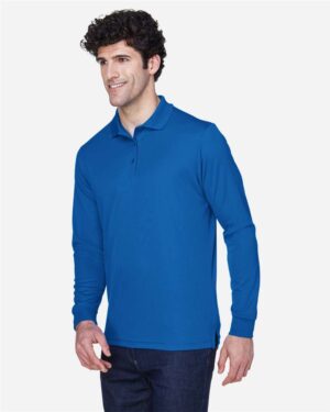 CORE365 Men's Pinnacle Performance Long Sleeve Piqué Polo - Image 44